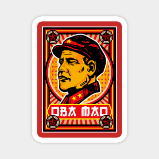 Oba Mao Propaganda Poster Magnet