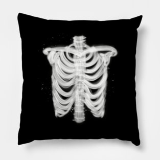 Graffiti Ribs - Human Anatomy Skeleton Pillow