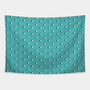 Teal Retro Aesthetic Stars / VSCO Stars Tapestry