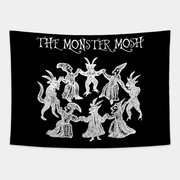 The Monster Mosh Tapestry by Talesbybob