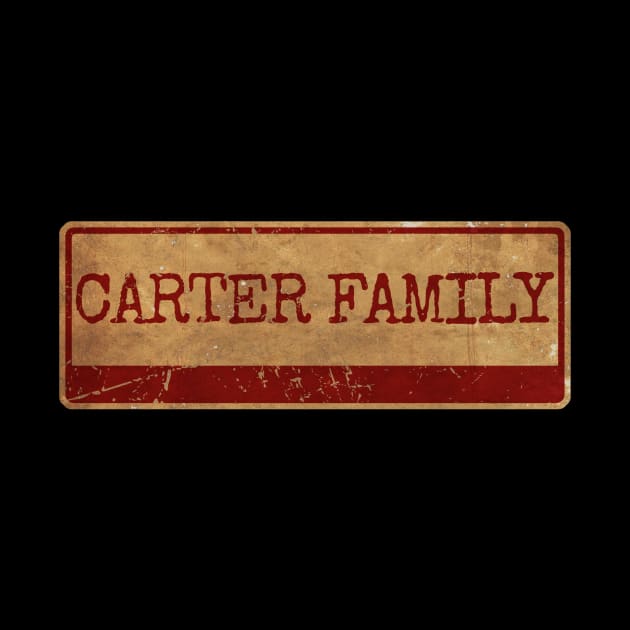 Aliska text red retro Carter Family by Aliska