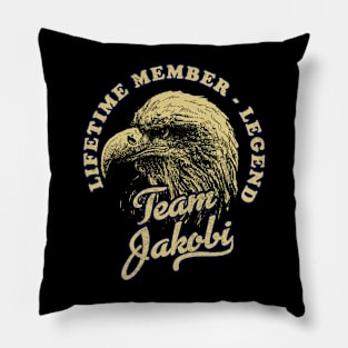 Jakobi Name - Lifetime Member Legend - Eagle Pillow