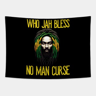 Who Jah Bless No Man Curse Tapestry