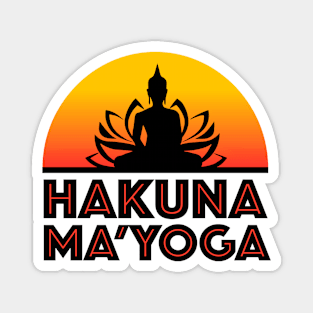 Hakuna Ma’Yoga Design Magnet