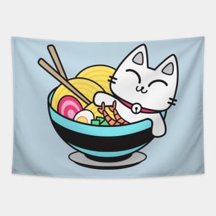 Ramen Ray Kitty Tapestry