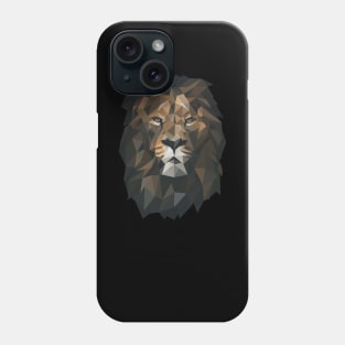 Low Poly Lion Phone Case