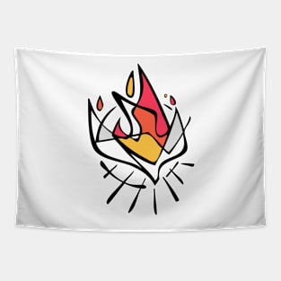 Holy Spirit Illustration Tapestry