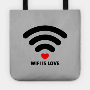 WIFI IS LOVE Tote