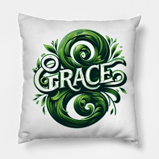 GRACE - TYPOGRAPHY INSPIRATIONAL QUOTES Pillow