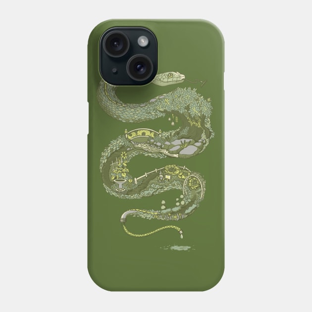 Garden Snake Phone Case by Made With Awesome