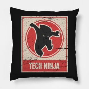 Tech Ninja | Tech Support Design Pillow