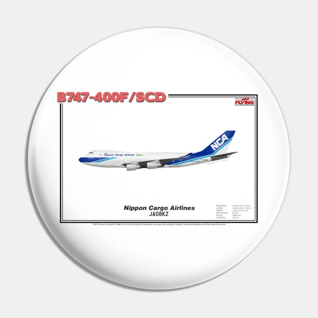 Boeing B747-400F/SCD - Nippon Cargo Airlines (Art Print) Pin by TheArtofFlying