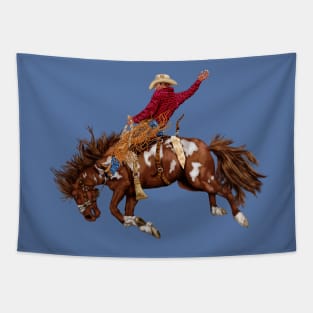 Vintage rodeo cowboy Tapestry