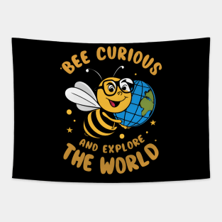 "Adventure Buzz: Bee Curious" Tapestry