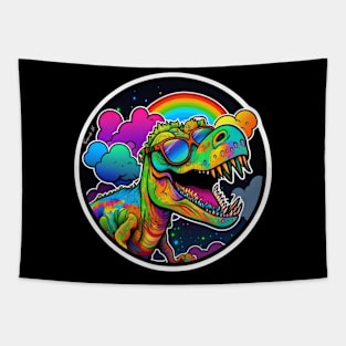 Colorful Dinosaurs Sticker UV Colors #1 Tapestry