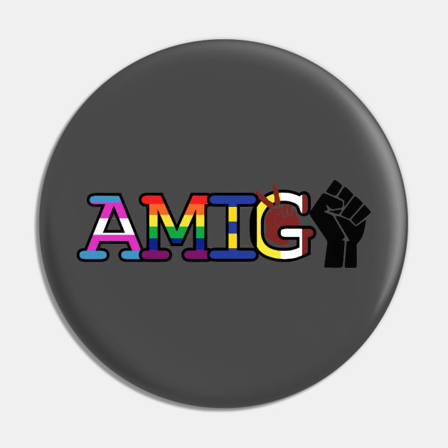 Amiga + Amigo Pin by BeastieToyz