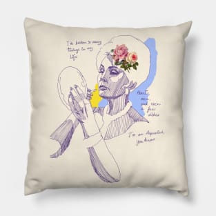 Zsa Zsa's Aquarius words to live by Pillow