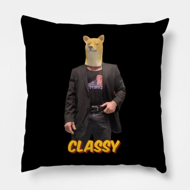 Classy AF Pillow by RKBJJ