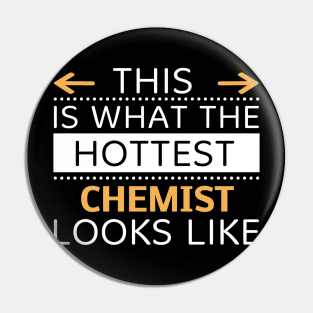 Chemist Looks Like Creative Job Typography Design Pin