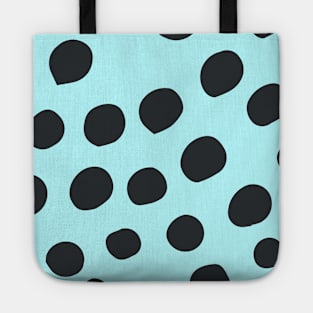 Fancy dot blue pastel pattern Tote