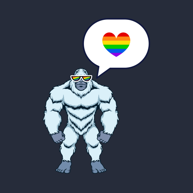 Diversity Pride Love Yeti by TheMavenMedium