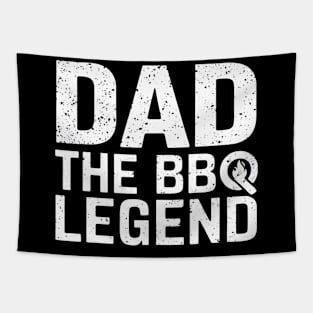 Dad The BBQ Legend Tapestry