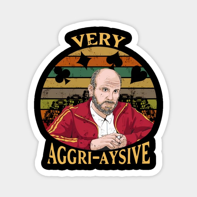 Teddy Kgb Very Aggri Aysive Tv Show Movie Humor John Malkovich Magnet by Mendozab Angelob