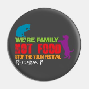Stop Yulin Dog Meat Festival Pin