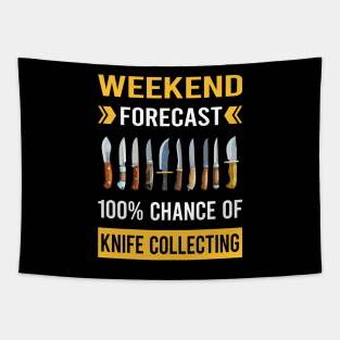 Weekend Forecast Knife Collecting Knives Tapestry
