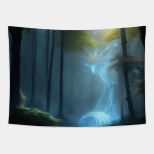 Magical Creature In The Forest Tapestry