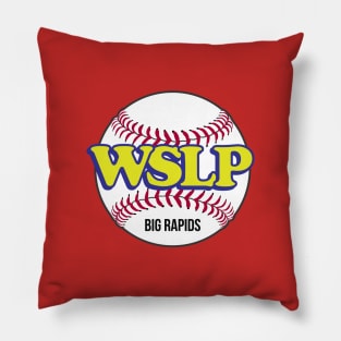 WSLP - SLEEP BASEBALL - VINTAGE BASEBALL RADIO Pillow
