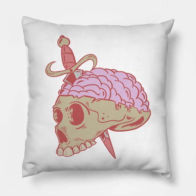 Brain Surgery Pillow by andrewnart1990