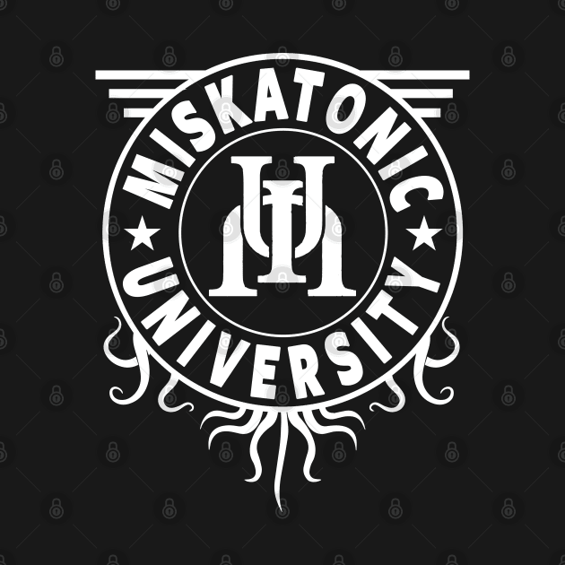 MISKATONIC UNIVERSITY SHIRT, CTHULHU TSHIRT, LOVECRAFT by ShirtFace