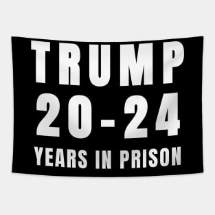 Trump 20-24 Years in Prison Funny 2024 Tapestry