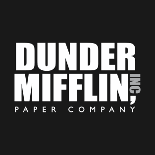 Dunder Miffin Paper Company Black T-Shirt