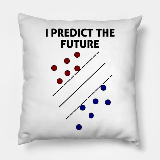 Support Vector Machine (SVM) Pillow by encodedshirts