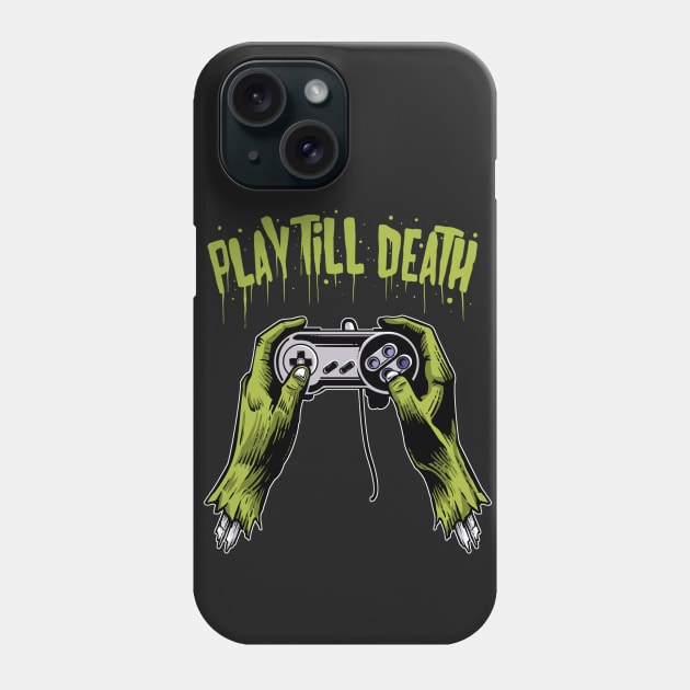 Till Death Phone Case by Dark Planet Tees