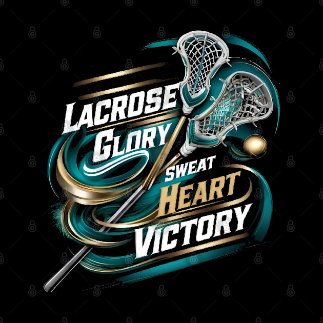 Lacrosse Glory: Sweat, Heart, Victory by CreationArt8