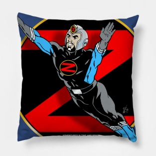 HERE COMES CAPTAIN Z-RO Pillow