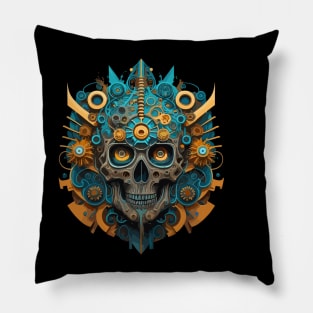 Skeleton Time Piece Pillow