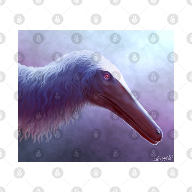 Albino Austroraptor by saradrawspaleo