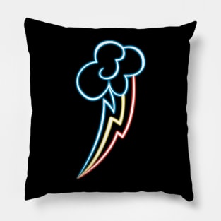 Neon Cuite Mark - Rainbow Dash Pillow