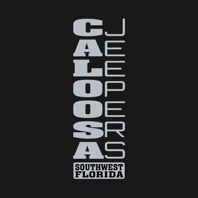 Silver Vertical Logo by Caloosa Jeepers 