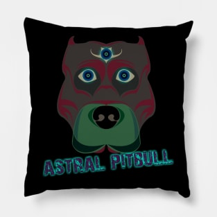 astral pitbull Pillow