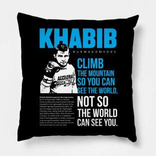 Khabib best motivation Quote Pillow