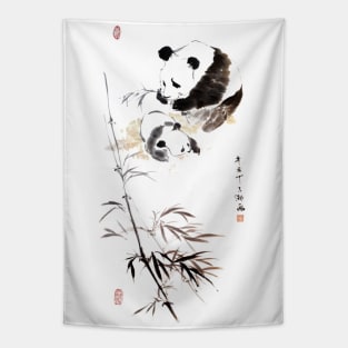 Mother & Baby Panda Tapestry