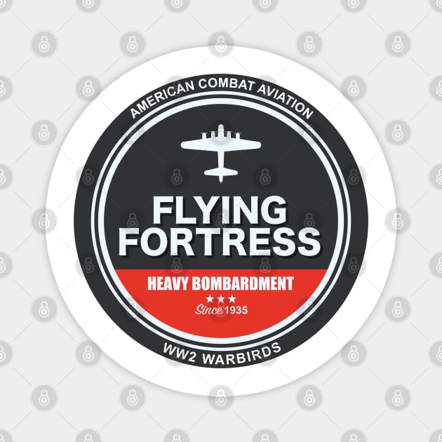 B-17 Flying Fortress Patch Magnet by TCP