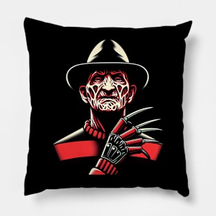 Freddy Krueger Profile - A Nightmare on Elm Street Pillow