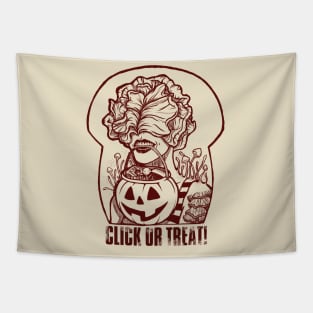 Trick-or-Treating Clicker (Light) Tapestry