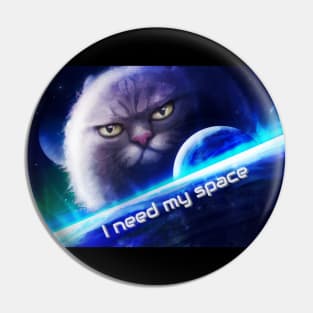 I need my space planetary cat Pin